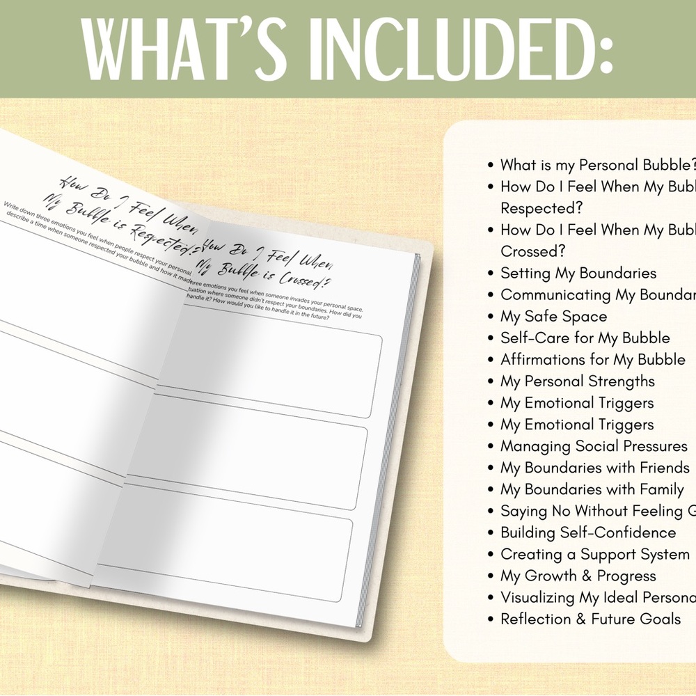 Personal Development Workbook - Cream